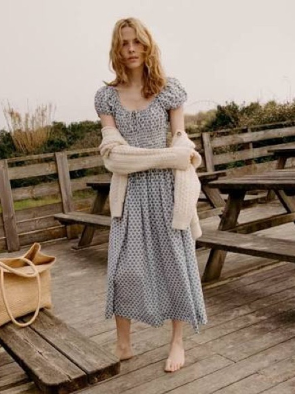Doen Quinn dress in Dahlia Ditsy XS